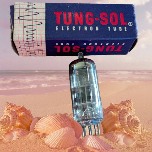 Tung-Sol  6CB6A Vacuum Tube NOS Original Box Electronic Glass Radio Amp 7 Pins - Picture 1 of 6